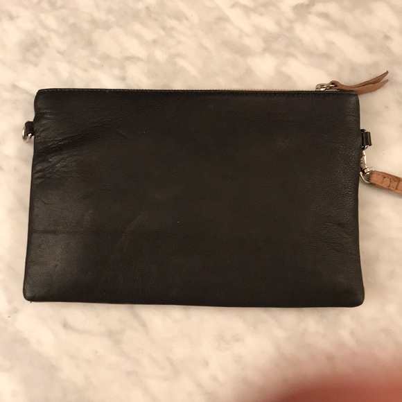 Tan & Black wristlet with studs (NWOT) - Picture 2 of 2